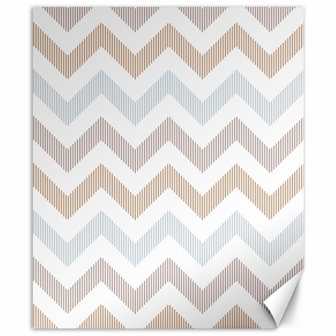 Colored Zigzag Seamless Patterns Canvas 8  x 10  from ArtsNow.com 8.15 x9.66  Canvas - 1