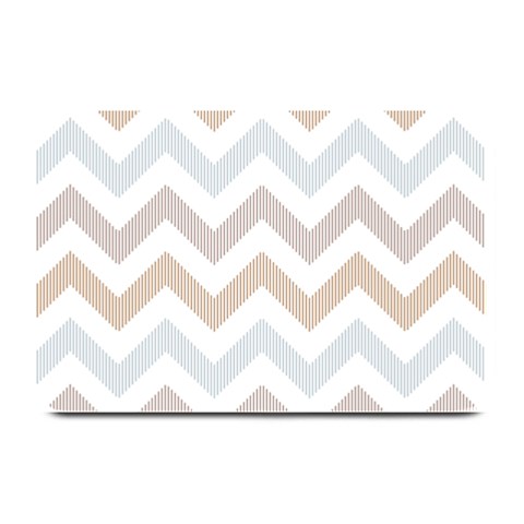 Colored Zigzag Seamless Patterns Plate Mats from ArtsNow.com 18 x12  Plate Mat