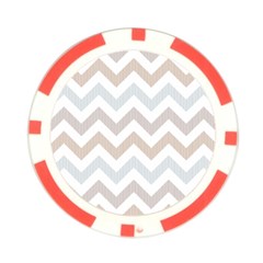 Colored Zigzag Seamless Patterns Poker Chip Card Guard from ArtsNow.com Front