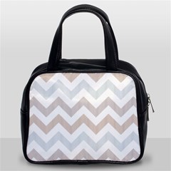 Colored Zigzag Seamless Patterns Classic Handbag (Two Sides) from ArtsNow.com Front