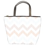 Colored Zigzag Seamless Patterns Bucket Bag