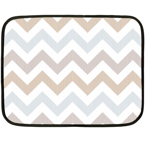 Colored Zigzag Seamless Patterns Fleece Blanket (Mini) from ArtsNow.com 35 x27  Blanket