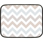 Colored Zigzag Seamless Patterns Fleece Blanket (Mini)