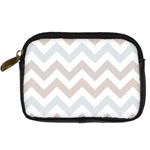 Colored Zigzag Seamless Patterns Digital Camera Leather Case