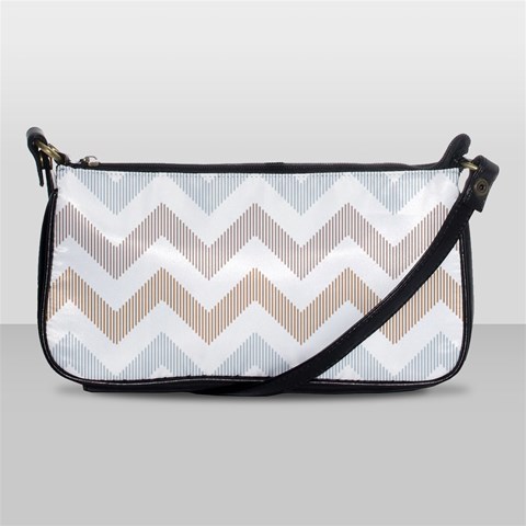 Colored Zigzag Seamless Patterns Shoulder Clutch Bag from ArtsNow.com Front