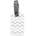 Colored Zigzag Seamless Patterns Luggage Tag (two sides)