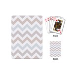 Colored Zigzag Seamless Patterns Playing Cards Single Design (Mini)