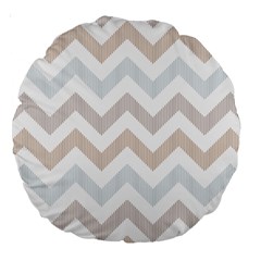 Colored Zigzag Seamless Patterns Large 18  Premium Round Cushions from ArtsNow.com Front