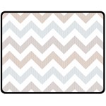 Colored Zigzag Seamless Patterns Two Sides Fleece Blanket (Medium)