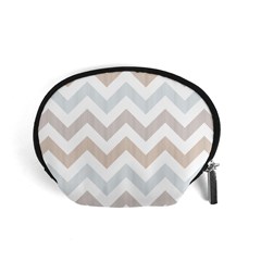 Colored Zigzag Seamless Patterns Accessory Pouch (Small) from ArtsNow.com Front