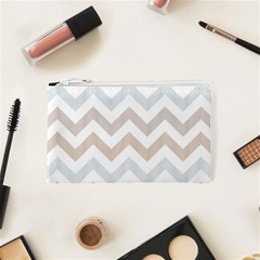 Colored Zigzag Seamless Patterns Cosmetic Bag (XS) from ArtsNow.com Front