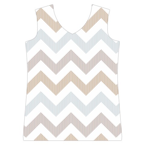 Colored Zigzag Seamless Patterns Women s Basketball Tank Top from ArtsNow.com Front