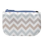 Colored Zigzag Seamless Patterns Large Coin Purse