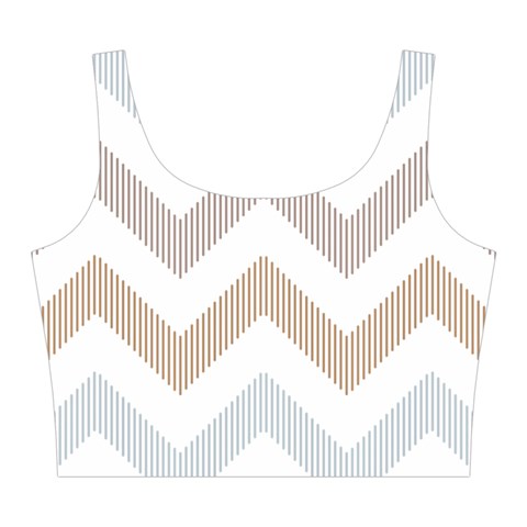 Colored Zigzag Seamless Patterns Midi Sleeveless Dress from ArtsNow.com Top Back