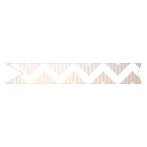 Colored Zigzag Seamless Patterns Midi Wrap Pencil Skirt from ArtsNow.com Hem