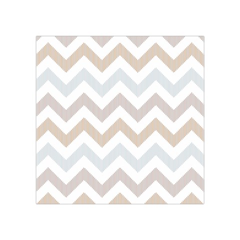 Colored Zigzag Seamless Patterns Square Tapestry (Small) from ArtsNow.com Front