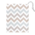 Colored Zigzag Seamless Patterns Drawstring Pouch (4XL)