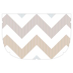 Colored Zigzag Seamless Patterns Make Up Case (Small) from ArtsNow.com Side Left