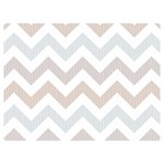 Colored Zigzag Seamless Patterns Premium Plush Fleece Blanket (Extra Small)