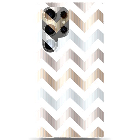 Colored Zigzag Seamless Patterns Samsung Galaxy S24 Ultra 6.9 Inch Black TPU UV Case from ArtsNow.com Front