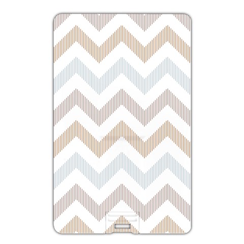 Colored Zigzag Seamless Patterns Name Card Style USB Flash Drive from ArtsNow.com Back