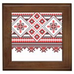 Retro Knitting Patterns Seamless Framed Tile