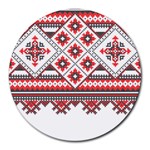 Retro Knitting Patterns Seamless Round Mousepad