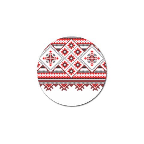 Retro Knitting Patterns Seamless Golf Ball Marker from ArtsNow.com Front