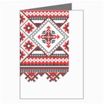 Retro Knitting Patterns Seamless Greeting Card