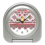 Retro Knitting Patterns Seamless Travel Alarm Clock