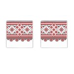 Retro Knitting Patterns Seamless Cufflinks (Square)