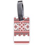 Retro Knitting Patterns Seamless Luggage Tag (one side)