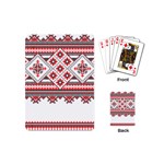 Retro Knitting Patterns Seamless Playing Cards Single Design (Mini)