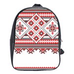 Retro Knitting Patterns Seamless School Bag (XL)