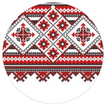 Retro Knitting Patterns Seamless UV Print Acrylic Ornament Round