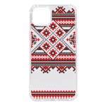 Retro Knitting Patterns Seamless iPhone 14 Plus TPU UV Print Case