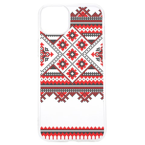 Retro Knitting Patterns Seamless iPhone 15 Pro TPU UV Print Case from ArtsNow.com Front