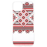 Retro Knitting Patterns Seamless iPhone 15 Pro TPU UV Print Case