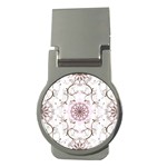 Floral Flora Flower Seamless Pattern Money Clips (Round) 