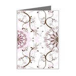 Floral Flora Flower Seamless Pattern Mini Greeting Card