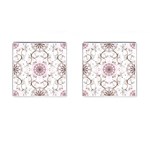 Floral Flora Flower Seamless Pattern Cufflinks (Square)