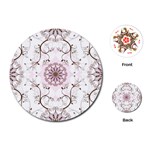 Floral Flora Flower Seamless Pattern Playing Cards Single Design (Round)