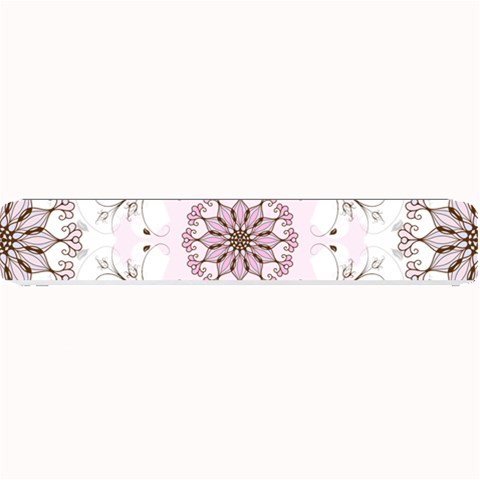 Floral Flora Flower Seamless Pattern Small Bar Mat from ArtsNow.com 24 x4  Bar Mat