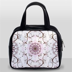 Floral Flora Flower Seamless Pattern Classic Handbag (Two Sides) from ArtsNow.com Front