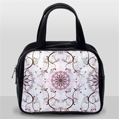 Floral Flora Flower Seamless Pattern Classic Handbag (Two Sides) from ArtsNow.com Back