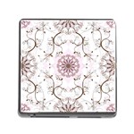 Floral Flora Flower Seamless Pattern Memory Card Reader (Square 5 Slot)