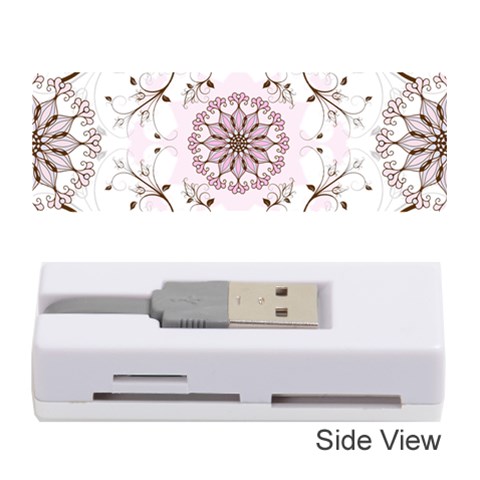 Floral Flora Flower Seamless Pattern Memory Card Reader (Stick) from ArtsNow.com Front