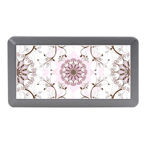 Floral Flora Flower Seamless Pattern Memory Card Reader (Mini) from ArtsNow.com Front