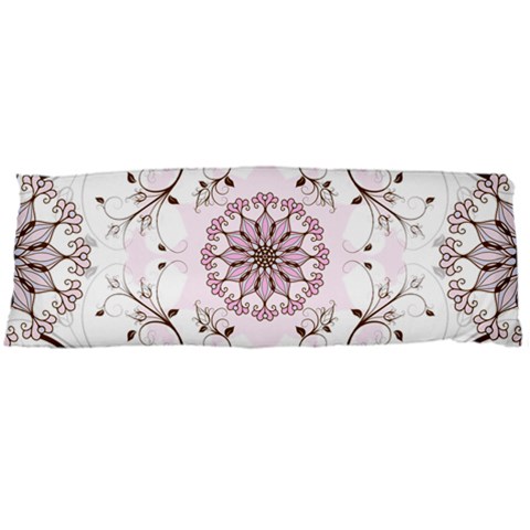 Floral Flora Flower Seamless Pattern Body Pillow Case (Dakimakura) from ArtsNow.com Body Pillow Case