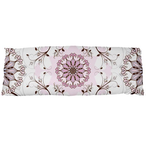 Floral Flora Flower Seamless Pattern Body Pillow Case Dakimakura (Two Sides) from ArtsNow.com Front